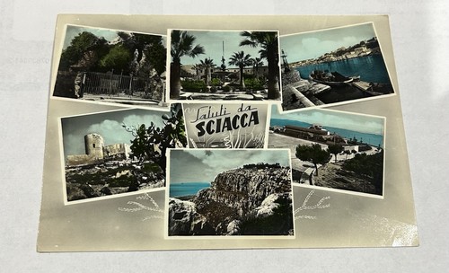 Cartolina saluti sciacca - cartolina, fg