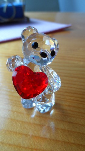 Statua swarovski orso kris - orso, di