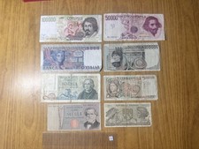 LOTTO 8 BANCONOTE LIRE 100000