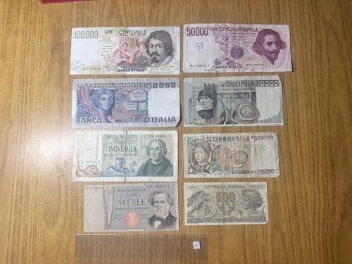 Lotto banconote lire 100000 - lotto, 8