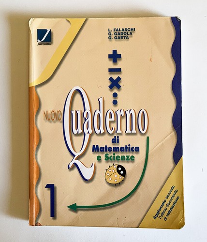 Nuovo quaderno matematica - quaderno, e