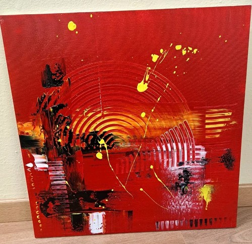 Quadro astratto tela 50x50 - astratto, su