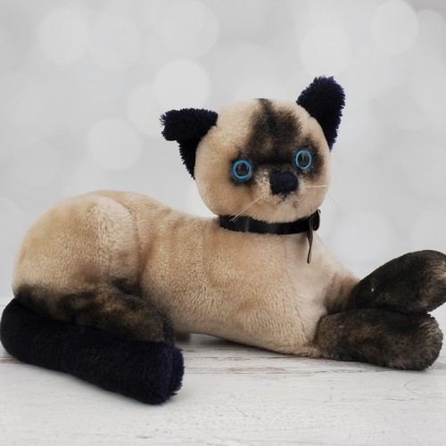 Peluche gattino gatto siamese