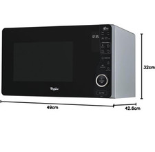 Whirlpool MWF 421 SL Forno a Microonde, 25 Litri, 800 Watt, Argento