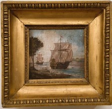 Dipinto Su Rame Del XVIII