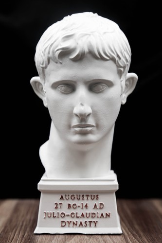 Statua busto augusto - statua,