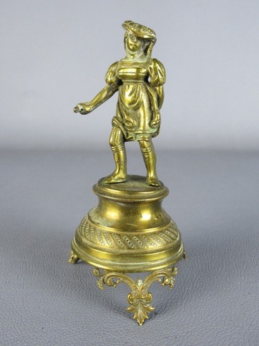 Antica statua bronzetto del - statua,