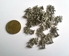 Lot de 18 Pendentifs - Palmier - Métal -