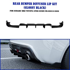 Car Gloss Black Rear Diffuser