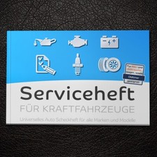 10x Libretto di Servizio | Libretto Assegni | Libretto Manutenzione Ispezione Universale per Tutte le Marche