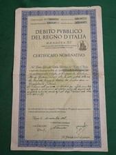 DEBITO PUBBLICO DEL REGNO
