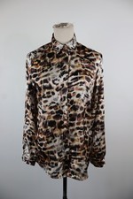 CLASS ROBERTO CAVALLI CAMICIA DONNA TG. S SHIRT WOMAN VINTAGE MACULATO