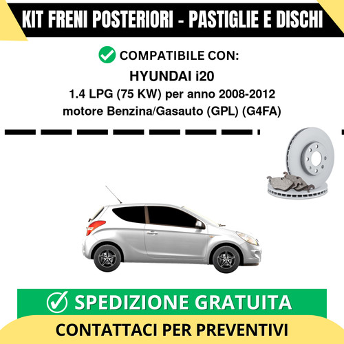 Kit freni posteriori per - kit,
