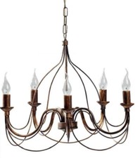 LAMPADARIO A SOFFITTO IN FERRO