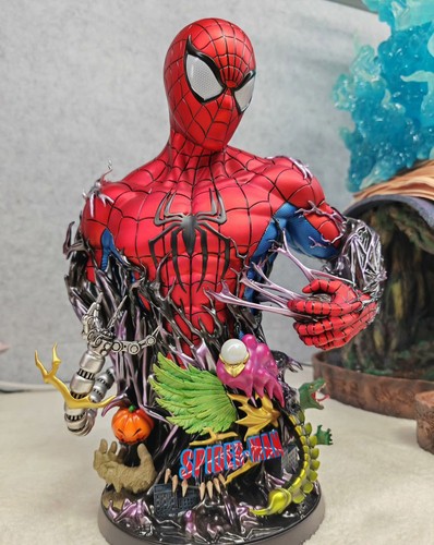 Statua spiderman resina - spiderman,