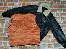 Redskins Pilota Giacca + Gilet WINGLEATHER CORP Cioccolato Braun XXXL Tip Top