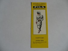SEGNALIBRO FILA SERIE COSTUMI COSTUME CONTADINO INDIANO ORIGINALE D'EPOCA