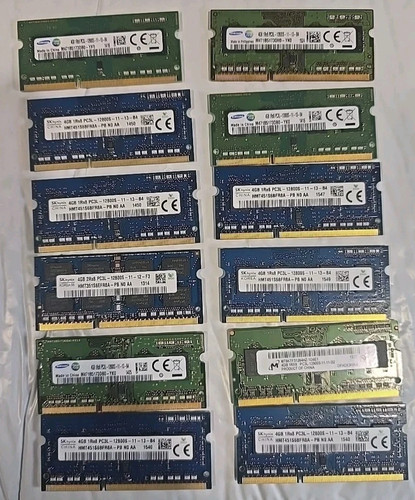 Lotto mix 4gb ddr3l - mix,