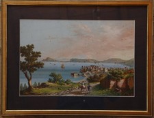 Napoli Neapel Gouache Colorata