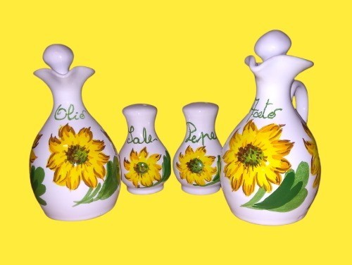 Menage set girasoli olio - olio, aceto