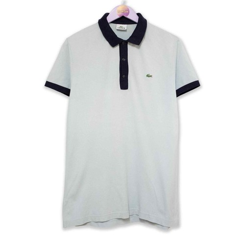 Polo lacoste azzurra - e, blu