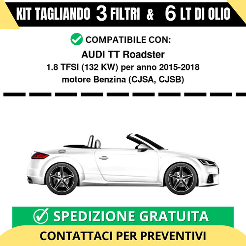 Tagliando per audi roadster - tagliando,