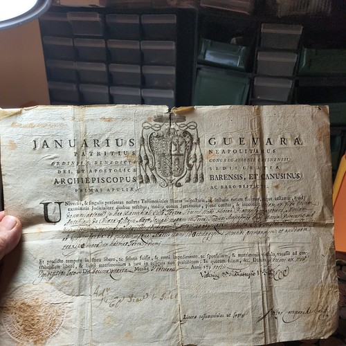Antico raro manoscritto 1793 - antico,