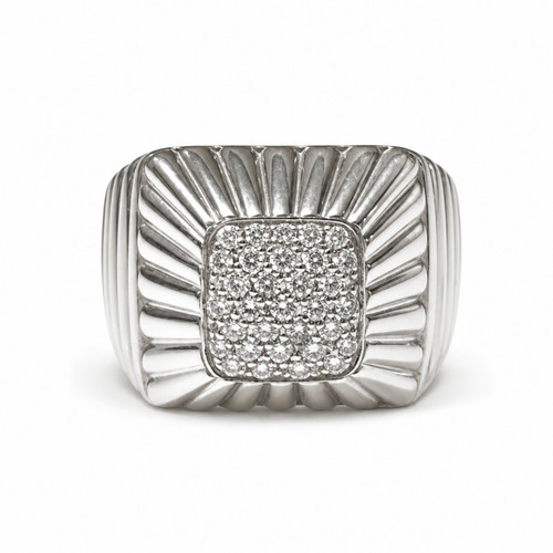 Anello damiani fascia diamanti - anello,