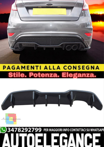 Diffusore posteriore nero - 🔥diffusore,