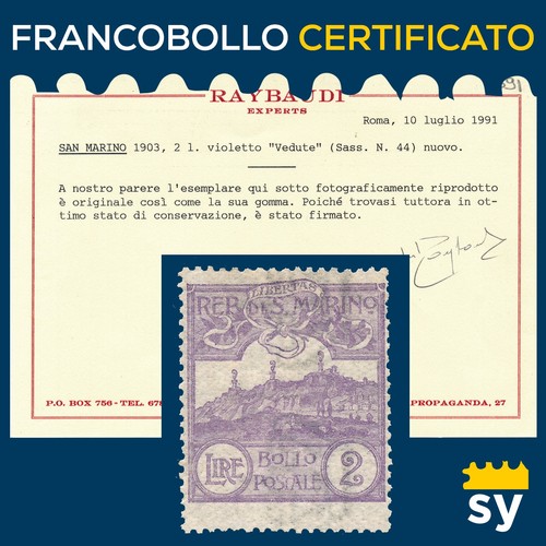 San marino 1903 lire - san,