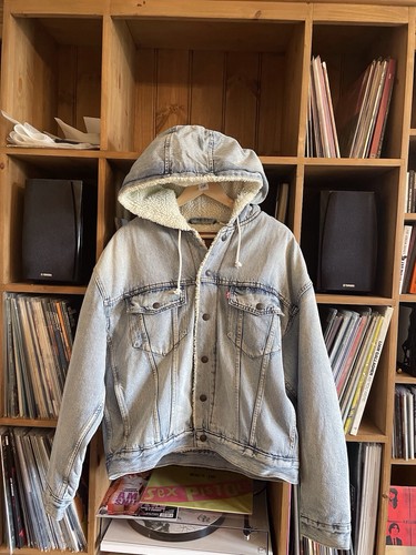 Giacca uomo levi sherpa denim - uomo,