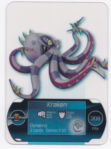 Lamincards invizimals kraken - lamincards,