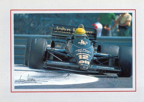 Cartolina ayrton senna - cartolina,