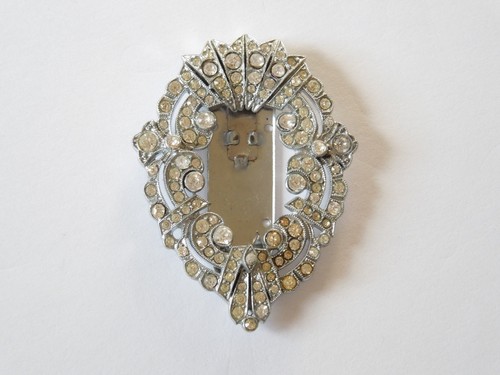 Spilla art deco strass - spilla,