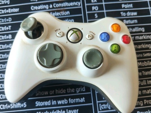 Joystick bianco per xbox - joystick,