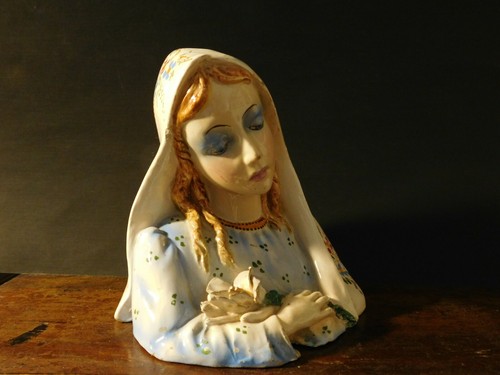 Figura porcellana dipinta - in, a