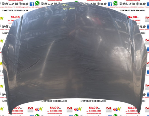 Cofano anteriore opel insignia - anteriore,
