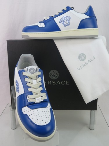 Nib versace blue white - nib, leather