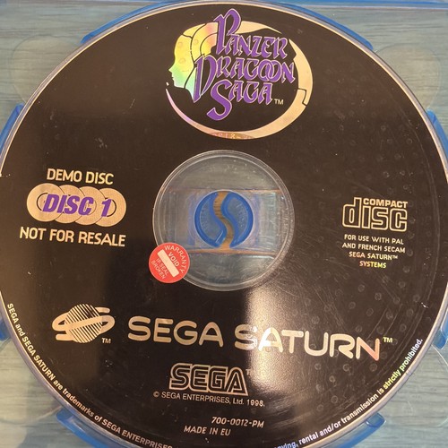 Panzer dragoon saga - dragoon, demo