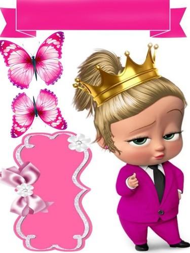 Baby boss commestibile festa - baby,