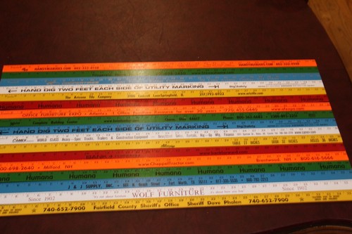 Lotto yardstick legno - lotto, 17
