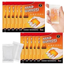 Scaldamani Riscaldatore Tascabile 20 pezzi Cuscinetti Riscaldanti le Mani Hand