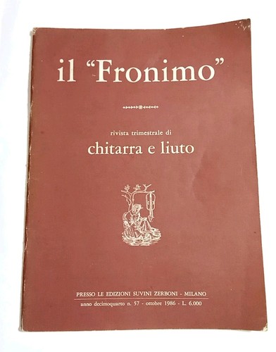 Rivista fronimo 57 - rivista, n.57