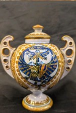 Vaso In Ceramica Lustro Cesare