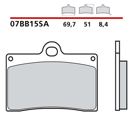 Brembo kit pastiglie freno - brembo,