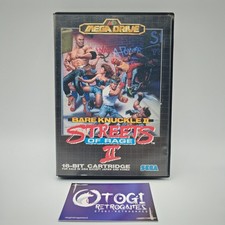 STREETS OF RAGE BARE KNUCKLES II 2 SEGA MEGA DRIVE PAL ASIAN CIB COMPLETO