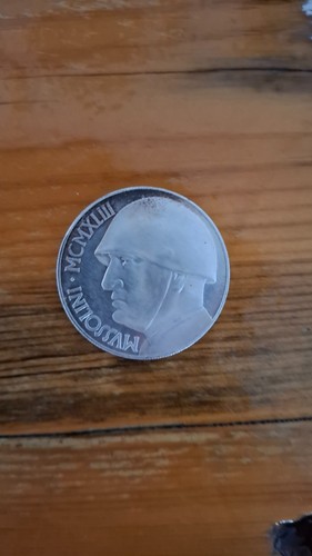 Moneta lire mussolini - moneta, 20