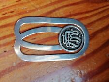 Portabanconote argento con incisione araba
