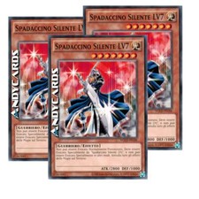 3x SPADACCINO SILENTE LV7 • (Silent Swordsman Lv7) • Comune • YGLD ITC06 YUGIOH!