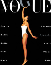 VERONICA WEBB Linda Evangelista TATJANA PATITZ Vogue Magazine Italia May 1989